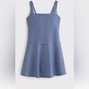 Abercrombie & Fitch Blue and White Checkered Active Dress.